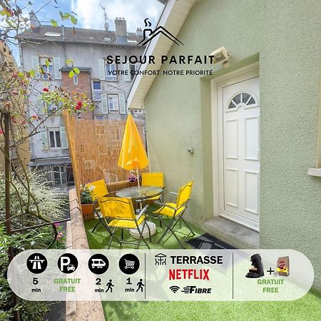 Maisonnette Le Faubourg - Centre Ville, Terrasse Et Netflix Belfort Eksteriør billede
