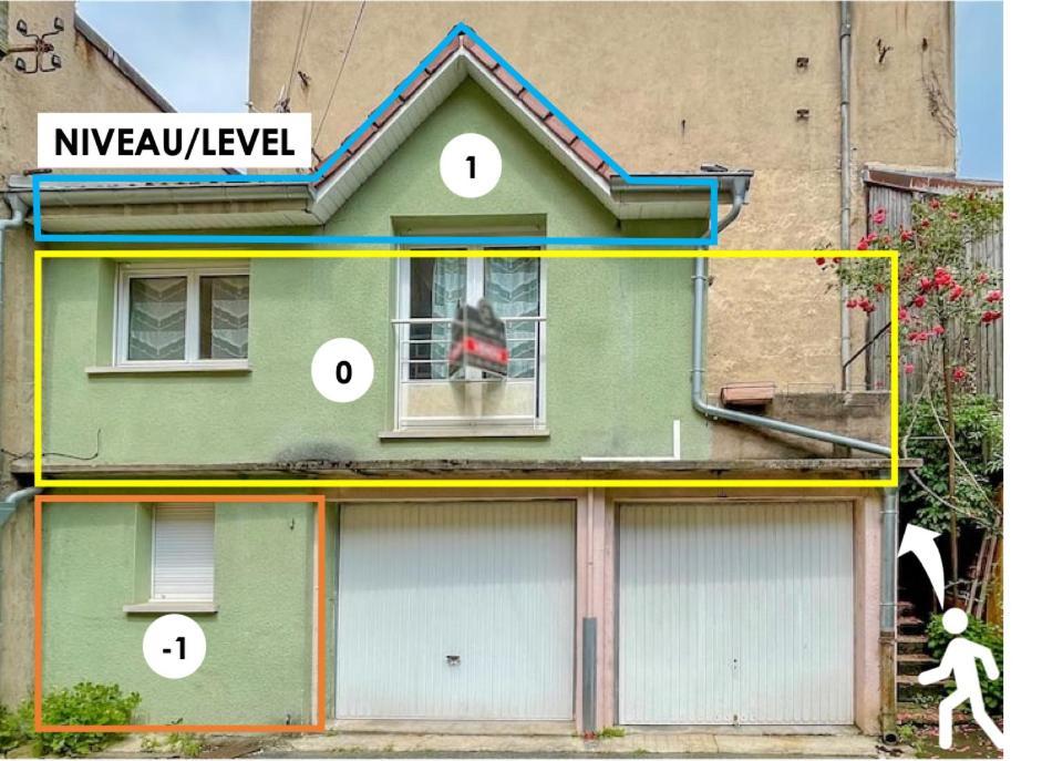 Maisonnette Le Faubourg - Centre Ville, Terrasse Et Netflix Belfort Eksteriør billede